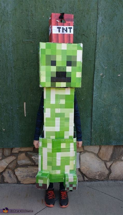 Minecraft Creeper Costume | Last Minute Costume Ideas