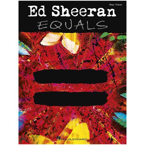 Hal Leonard Ed Sheeran Equals for Easy Piano « Songbook