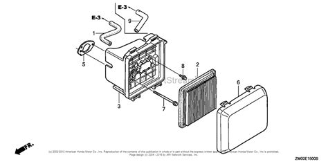 Honda Engines GCV160 N1 ENGINE, JPN, VIN# GJAE-1000001 TO GJAE- 9999999 Parts Diagram for AIR ...