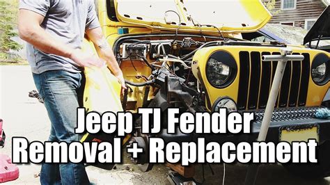 Jeep Wrangler TJ Fender Removal and Replacement 1997 - 2006 | TJ Fender ...