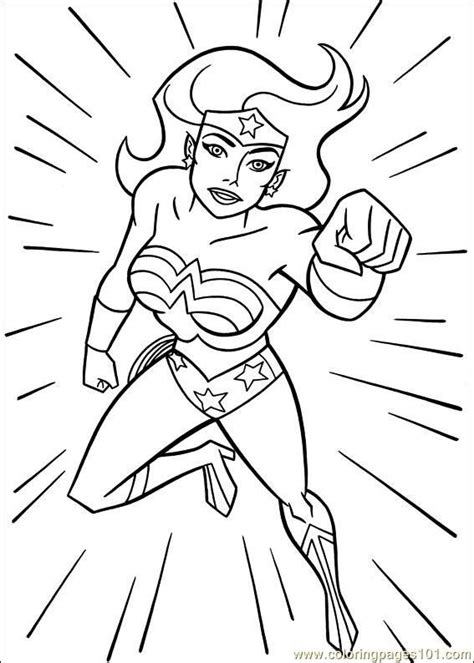 free printable coloring page Wonder Woman 49 (Cartoons > Wonder Woman) | Superhero coloring ...