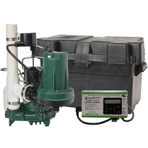 Zoeller 508-0007 ProPack98 - 1/2 HP Combination Primary & Backup Sump ...