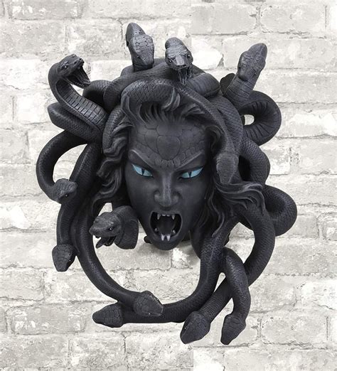 Ebros Greek Mythology Gorgon Goddess Medusa Head with Hair of Snakes ...