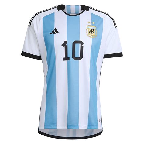 Lionel Messi 10 Argentina 22/23 Home Jersey - Kit - SideJersey