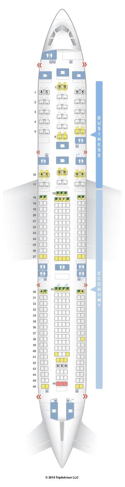 SeatGuru Seat Map Lufthansa Airbus A340-300 (343) V3