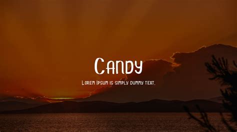 Candy Font : Download Free for Desktop & Webfont