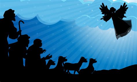 Shepherds and angel silhouette | Hoshana Rabbah BlogHoshana Rabbah Blog