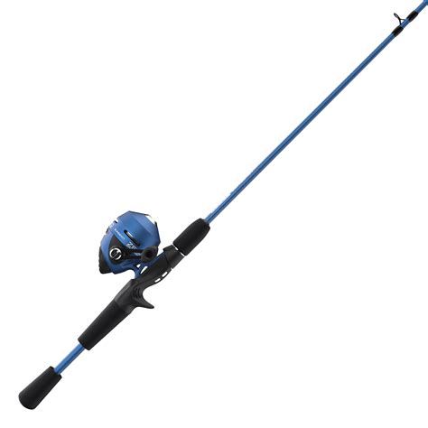 Zebco Slingshot Spincast Reel and Fishing Rod Combo, 5-Foot 6-Inch 2-Piece Fishing Pole, Size 30 ...