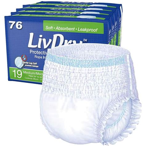 LivDry Adult Incontinence Underwear, Extra Comfort, High Absorbency ...