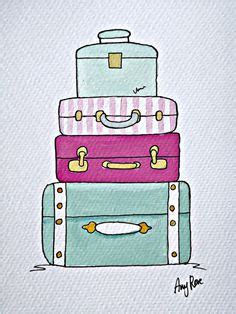 cute suitcase drawing - Clip Art Library