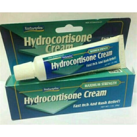 Hydrocortisone Fast itch relief Topical Cream Eczema Psoriasis Baby skin Allergy ointment 28g ...