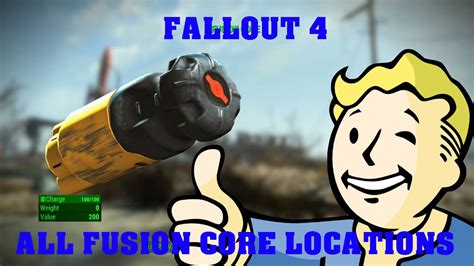 Fallout 4 - All Fusion Core Locations - YouTube