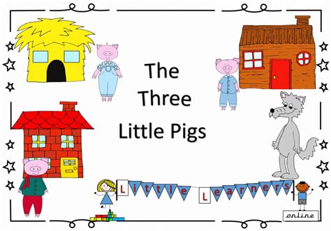 Pack of 3 Little Pigs Activities - Little Learners Online