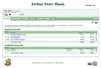 Arthur State BankOnline Banking - Arthur State Bank