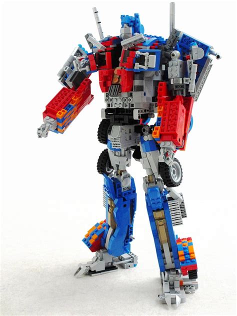 Huge LEGO Optimus Prime Really Transforms