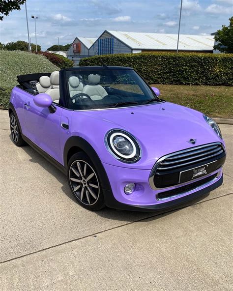 Mini cooper purple convertible | Mini cooper, Dream cars, Mini coper