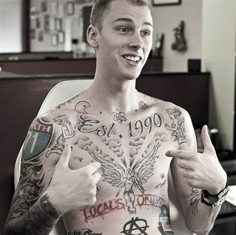 Machine Gun Kelly's tattoos> | MGK | Pinterest | Machine gun kelly