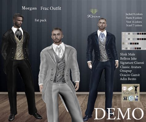 Second Life Marketplace - Res_Morgan Frac All colors demo