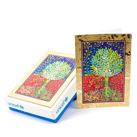 Hallmark UNICEF Christmas Boxed Cards, Peaceful Holly Tree (20 Cards ...