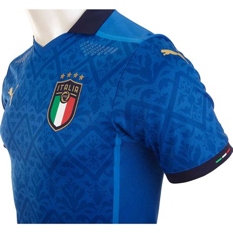 2020 Puma Italy Home Authentic Jersey - SoccerPro