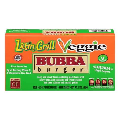 Nutrition Facts Bubba Burgers - Nutrition Ftempo