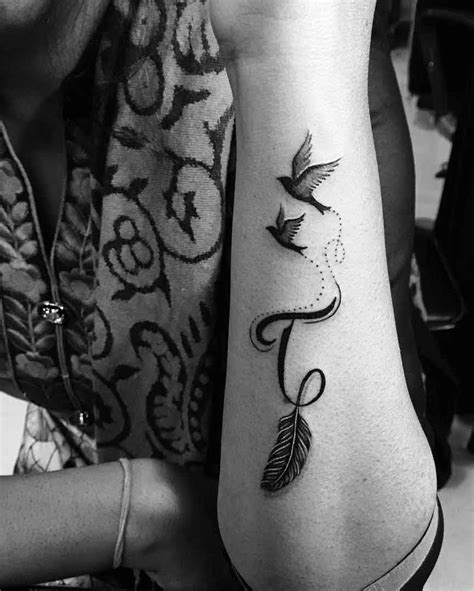 40 Letter T Tattoo Designs, Ideas and Templates - Tattoo Me Now