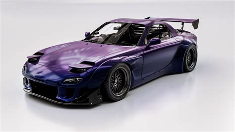 ArtStation - Mazda rx-7 modified