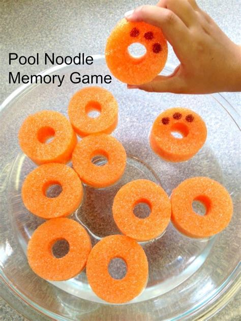 Pool Noodle Game - Memory Game for Kids