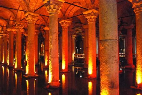 Basilica Cistern of Istanbul and Famous Heads of Medusa