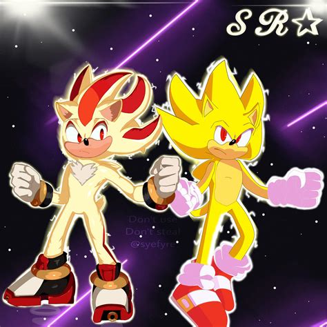 Super Shadow and Sonic by syefyreart on DeviantArt