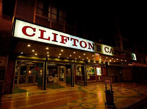 Clifton's Cafeteria in Downtown LA | Cafeteria, Clifton, Restaurant bar