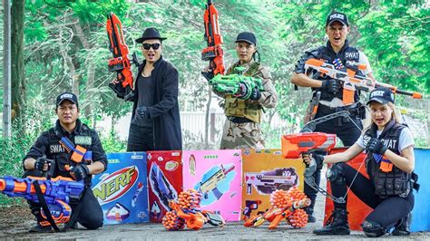 Nerf War, Entertainment Video, Swat, Dangerous, Leader, Fight, Guns ...