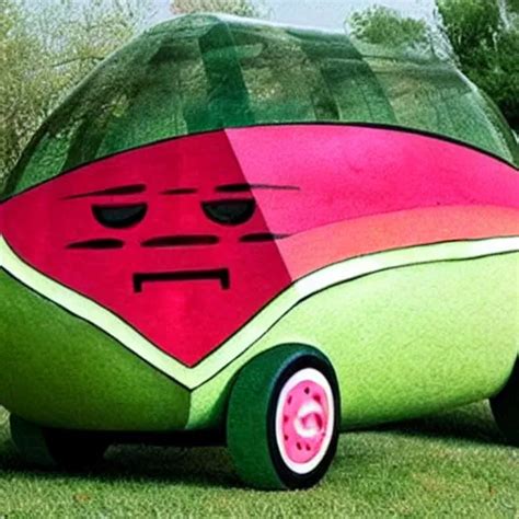 a car in the shape of a watermelon | Stable Diffusion | OpenArt