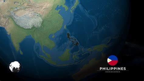 Philippines Earth Map Stock Motion Graphics SBV-348437241 - Storyblocks