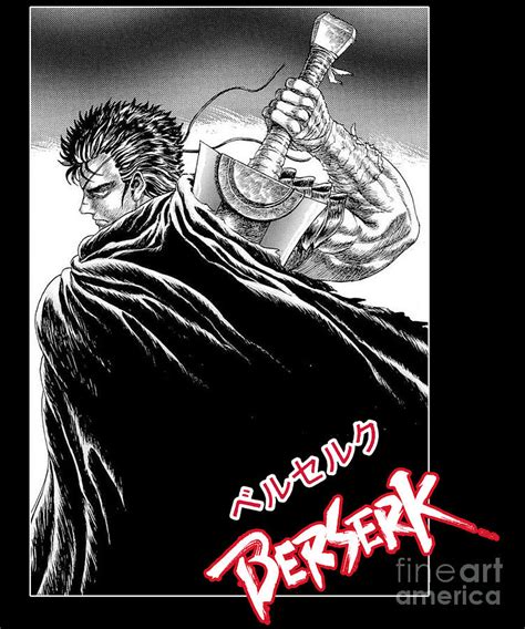 Berserk Novel Guts Anime Drawing by Anime Art | Fine Art America