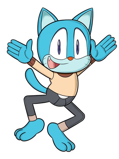 Gumball Watterson as a Sonic Character by sergeant16bit -- Fur Affinity [dot] net