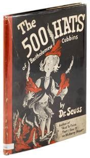 The 500 Hats Of Bartholomew Cubbins Dr. Seuss 1st/2nd Hc/dj Rare!