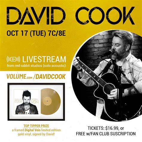 David Cook LIVE on Volume