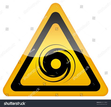 Hurricane Warning Sign Stock Photo 59113894 : Shutterstock