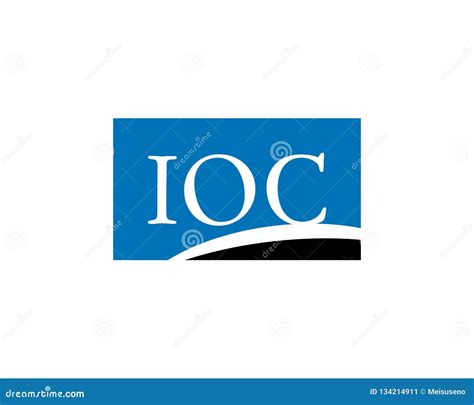 Initial Letter IOC Logo Template Design Stock Vector - Illustration of ...