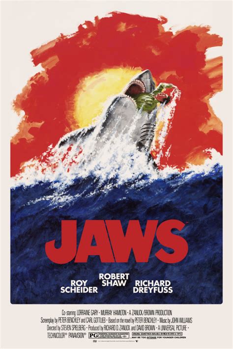 Jaws (1975) movie posters