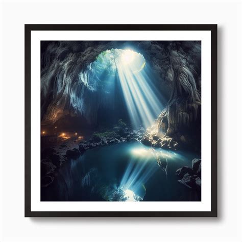 Cave With Light Art Print by Confuzz1ed - Fy