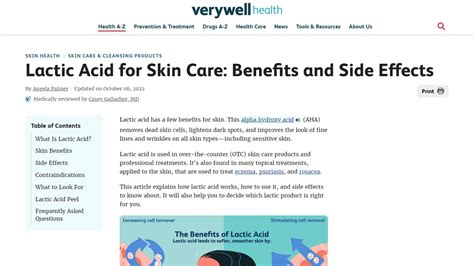 lactic acid skin before and after – Beauty Tips