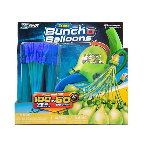 ZURU Bunch O Balloons Launcher with 100 Rapid-Filling Self-Sealing ...