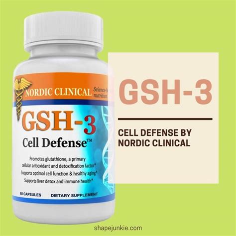 Nordic Clinical GSH-3 Cell Defense Review - Benefits and Concerns