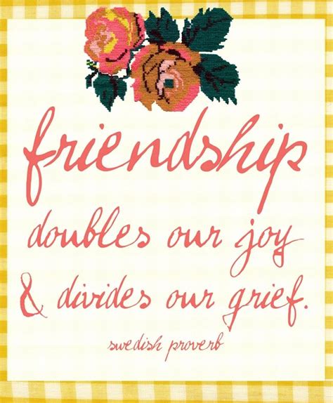 Friendship doubles our joy. | Inspirational words, Friends quotes, Best friends