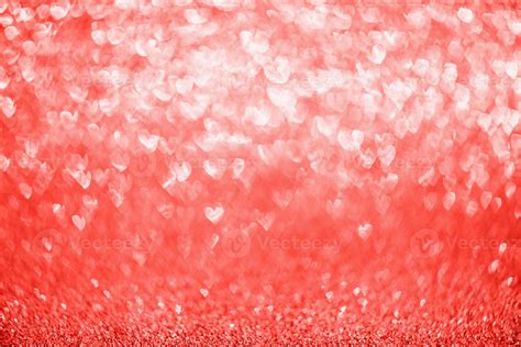 Abstract red glitter sparkle with heart bokeh light for Valentines background 12832569 Stock ...