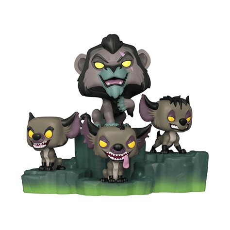 Buy Pop! Deluxe Villains Assemble: Scar with Hyenas at Funko.