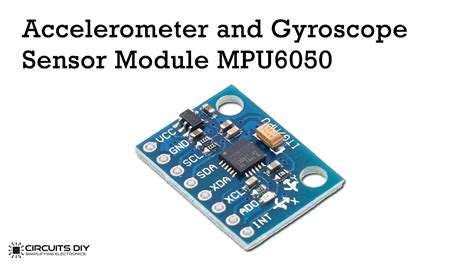 Accelerometer and Gyroscope Sensor Module MPU6050