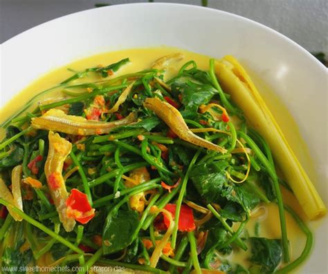 Sweet Home-Chefs: Daun Pegaga Masak Lemak (Centella In Turmeric Coconut ...